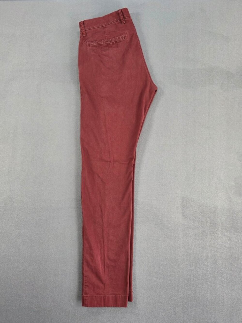 J. Crew 484 Slim Men's 31x32 Brick Red Stretch Chino Pants - Picture 8 of 10